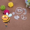 Bee Metal Cutting Craft Die DIY Scrapbook Embossing Stencil(MS279)