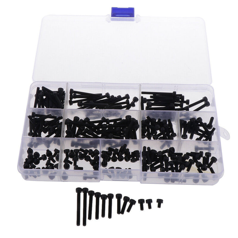 Black-force 12.9 Screw Alloy Level Hexagon Steel Plug Head Cap Screws M3 Series