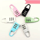 Security 3 Digit Combination Mini Travel Suitcase Luggage Bag Small Code Lock J8
