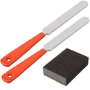 Guitar Luthier Tool Kit,Cooyeah 2 Pcs Stainless Steel Guitar Fret File With
