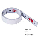 Stainless Steel Miter Track Tape Self Adhesive Metric Ruler (R2L White) A