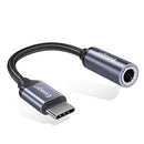 E01 Type C to 3.5 mm Jack Headphones Adapter USB C AUX Audio Cable Converter