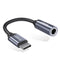 E01 Type C to 3.5 mm Jack Headphones Adapter USB C AUX Audio Cable Converter