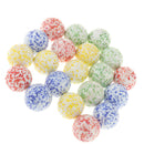 20x Speckled Marbles Glass Ball 25mm Boulders Stress Swirl Toys Home Decor