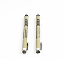 2pcs Micro Pens Tip Size 08, Suitable for Drawing, Sketching, Writing - Black