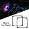 120x120mm Anti Vibration Silicone Rubber Fan Gasket for Computer Case Fan 2 Pack