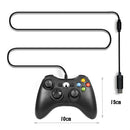 USB Wired Gamepad Dual Vibration Controller for Xbox 360 PC Game Joystick A