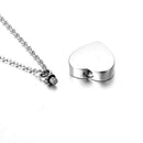 Rose Forever In My Heart Pendant Keepsake Urn Necklace For Ashes Jewelry Gi3 Gw