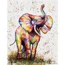 5D DIY Full Drill Diamond Painting Cross Stitch Embroidery Kit (Elephant05)