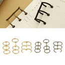6 Pcs A5 A6 Album Binder Spiral Ring Refillable Loose Leaf Rings Stationery
