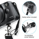 Camera Shoulder Strap Neck Sling Quick Release Belt For Travel w/ Safety Tether