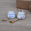 Ceramic Windchimes Lucky Cat Pendant Wind Chimes Car Ornament Home Decor