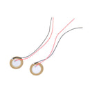10pcs 20mm Piezo Elements Buzzer Sounder Sensor Trigger Drum Disc+ wire copper F
