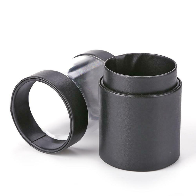 Visible Makeup Brush Holder Travel Cosmetic Pens Storage Organizer (Black) A