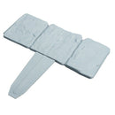 12Pc Grey Garden Fence Edging Cobbled Stone Effect Plastic Lawn Edging Plan