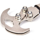 Stainless Steel Survival Gravity Hook Carabiner Climbing Claws Rescue Tool FT