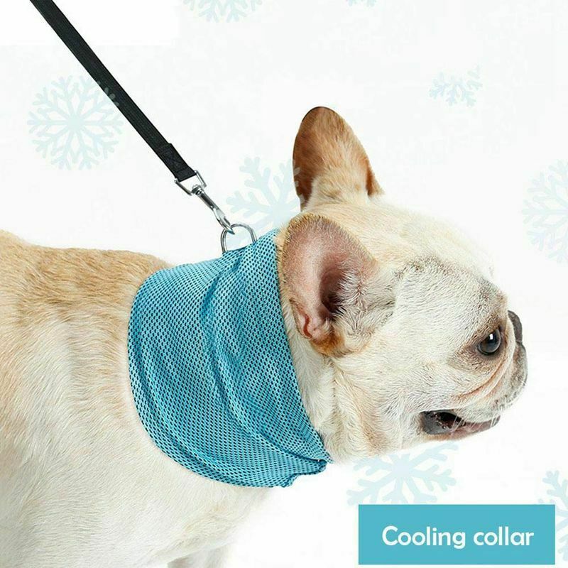 Dog Cooling Bandana, Dog Pet Cooling Collar for Summer, Instant Cooling Dog