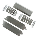 Stainless Steel Chassis Armor Set Axle Protector Plate for 1/10 RC Traxxas