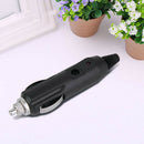1PCS 12V Male Car Lighter Socket Plug Connector With Fuse Red LED