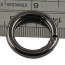 Spring Snap Hooks Gate O Ring Keyring Organizing Accessory Buckle Black