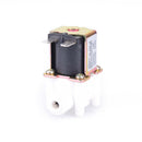 DC 24V Solenoid Valve Magnetic N/C Water Air Inlet Flow Switch N/C 1/4" MO FT