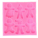 Xmas Gingerbread Christmas Silicone Mold Fondant Cake Mould Candy M JR