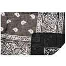Bandanas scarf Hip Hop Rock headband hair scarf for dance Sport bike - blac P8N7