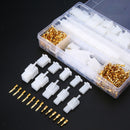 580x Wire Connector 2 3 4 6 9Pin Cable Terminal Kits for Bike Car Boat