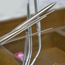 11 pcs/1set 32" 80cm Stainless Steel Knitting Needles Circular Size Hot