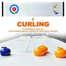 Sport Tabletop Ball Spiel Set Bowling Curling Training tragbar Spielzeug Mi L5O6