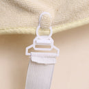 4Pcs Bedspread Bed Sheets Buckle Table Bed Sheets Clip Slip-Resistant Belt
