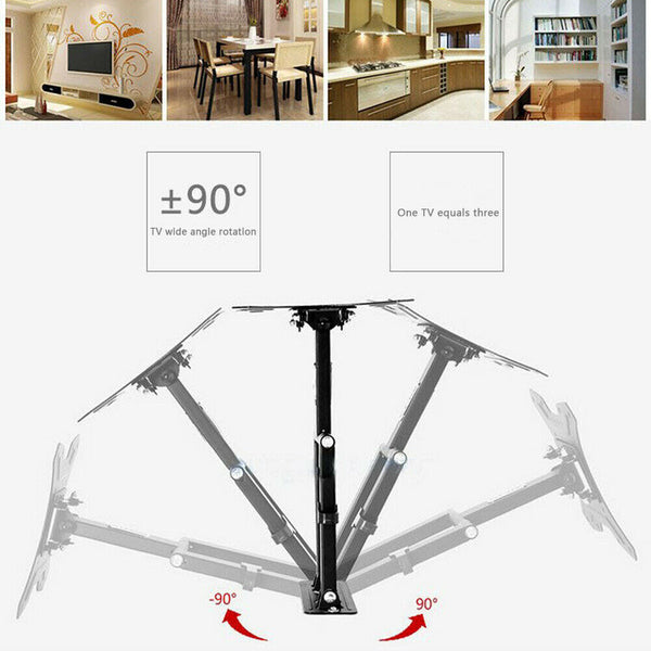 17-32inch Wall Mounted Screen Universal Adjustable Angle TV Bracket Easy Install