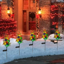 Lawn Lights Pathway Lights Multi-Color Flickering Ground Lights Christmas Party