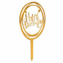 New Birthday Cake Topper Insert Card Graduation Acrylic Cake Decoration Cak V7A4