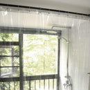 Transparent Shower Curtain 180*200cm EVA Waterproof Bathroom Home Bath Sh TMF