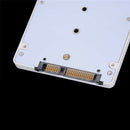 M.2 NGFF Sata3 SSD to 2.5" SATA Adapter Card Hard Disk Case Enclosure WhiteS Hn