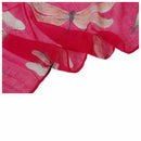 Women Ladies Fashion Dragonfly Pattern Print Scarf Warm Soft Wrap Shawl Wra U4U7