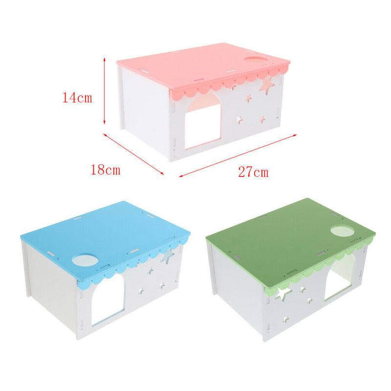 Hamster House Nest Hut Small Animal Mouse Hideout Cage Gerbil Nest Cave Cabin