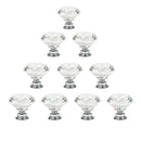 Knob Drawer Handles Diamond Shape Decorative Glass Knobs Fashion Glass Furniture