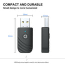 1PC Bluetooth 5.0 Audio Transmitter Receiver USB Adapter For TV PC Car Speaker