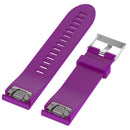 Replacement Silicon Wristband Strap & Clasp For Garmin Fenix 5s Watch Purple