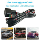 6.6ft Offroad LED Work Light Bar Wiring Loom Harness Relay Fuse Kit 40A 12V A