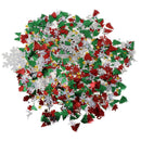 Pack of 50g Christmas Table Confetti Xmas Tree and Snowflake Star Throwing