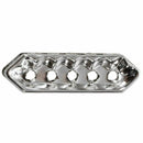 10 Pcs Rhinestone 5 Holes Spacers Beads 27x7.5mm