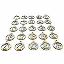 25pcs 1-25 Wooden Christmas Advent Calendar Gift Tags Number Gift Tags Chri Q8H6