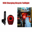 Rear Moon Bicycle Taillights USB Rechargeable Red COB Alumini Bright New Li P9I9