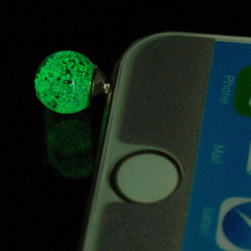 New For Phones 3.5mm Jack Universal Glow Headset Headphone Anti Dust Plug Cute