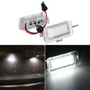 2pc 18LED Rear License Number Plate Light Lamp for Ford Fiesta Focus Kuga Mondeo