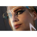 4PCS Adjustable Full Face Shield All-Round Clear Goggles Visor Cap Anti-Fog
