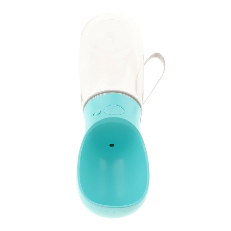550ml Dog Travel Outdoor Water Drinking Bottle for Outdoor Hiking blue